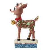 Jim Shore Rudolph with Oversized Jingle Bell Figurine