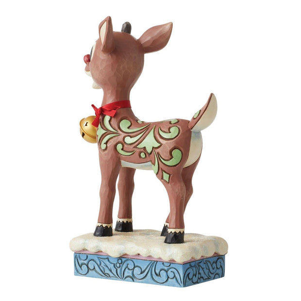 Jim Shore Rudolph with Oversized Jingle Bell Figurine