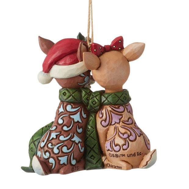 Jim Shore Rudolph & Clarice Ornament