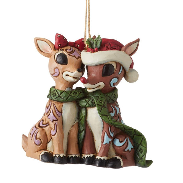 Jim Shore Rudolph & Clarice Ornament
