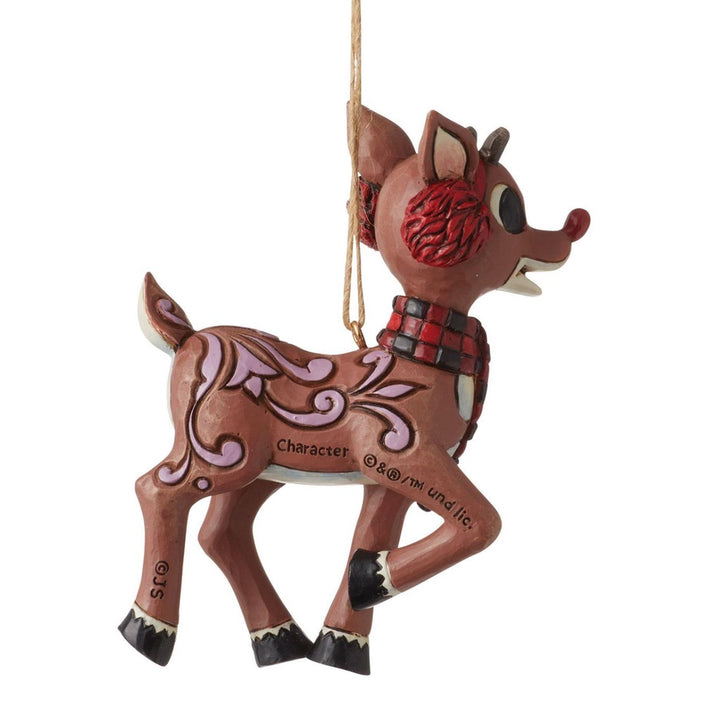 Jim Shore Rudolph with Earmuffs Ornament