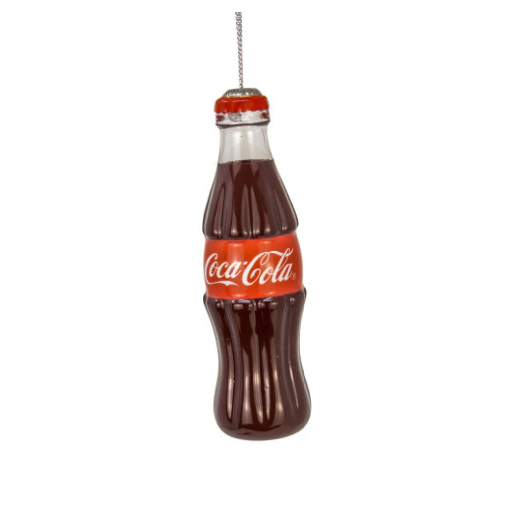 Kurt Adler Coca Cola Bottle Decoupage Christmas Ornament