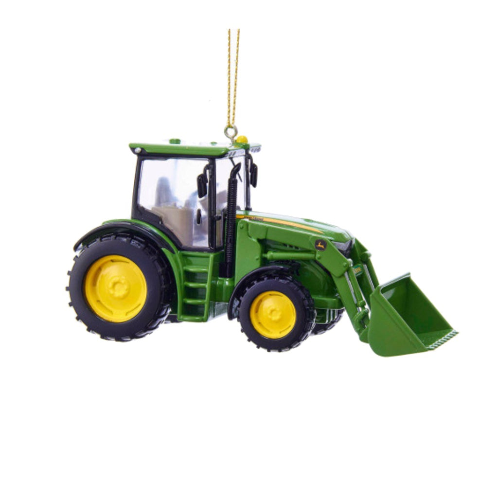 Kurt Adler John Deere Tractor Loader Christmas Ornament