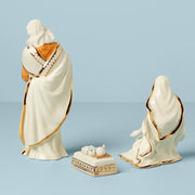 Lenox First Blessing Nativity Holy Family Figurine 3 Piece Set