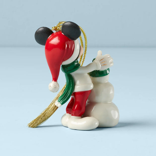 Lenox 2023 Disney Mickey & Snowman Ornament