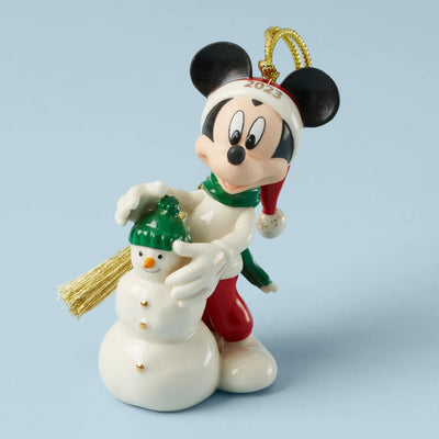 Lenox 2023 Disney Mickey & Snowman Ornament
