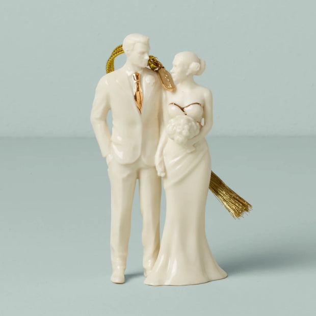 Lenox 2023 Bride & Groom Ornament