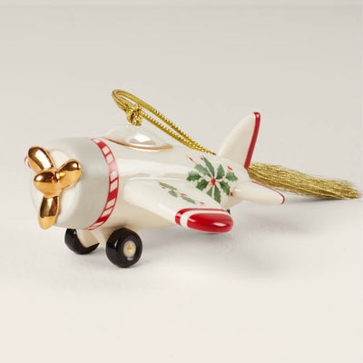 Lenox Holiday Accent Airplane Ornament