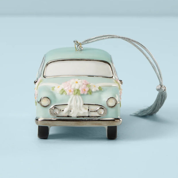 Lenox 2023 Just Married Vintage Car Ornament