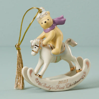 Lenox 2023 Winnie The Pooh Baby's 1st Christmas Ornament