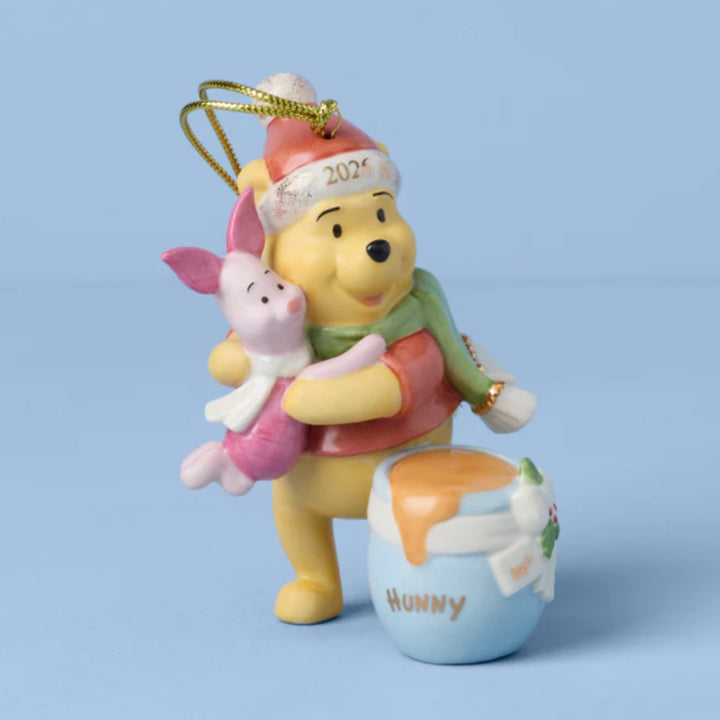 Lenox 2026 100th Anniversary Winnie The Pooh & Piglet Ornament