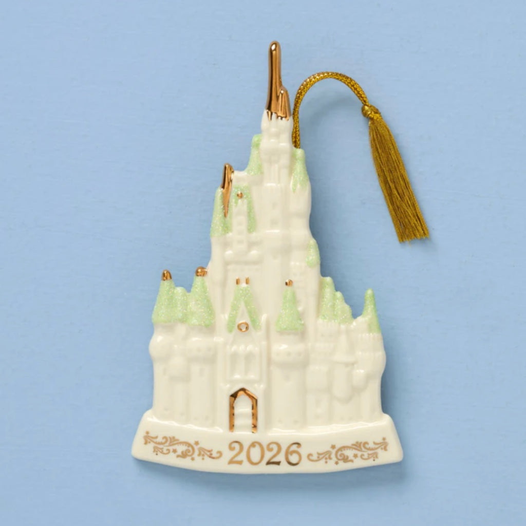 Lenox 2026 Disney Cinderella Castle Ornament