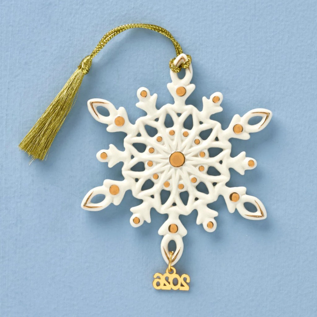 Lenox 2026 Annual Gemmed Snowflake Ornament