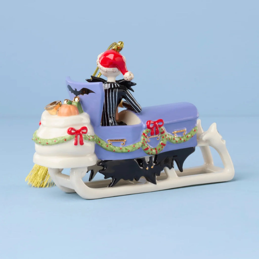 Lenox Nightmare Before Christmas Sleigh Ride Ornament