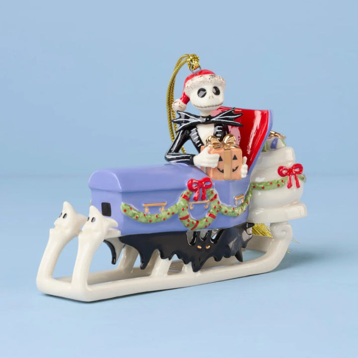 Lenox Nightmare Before Christmas Sleigh Ride Ornament
