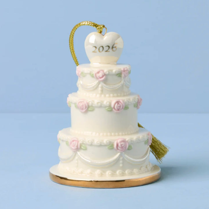 Lenox 2026 Wedding Cake Ornament