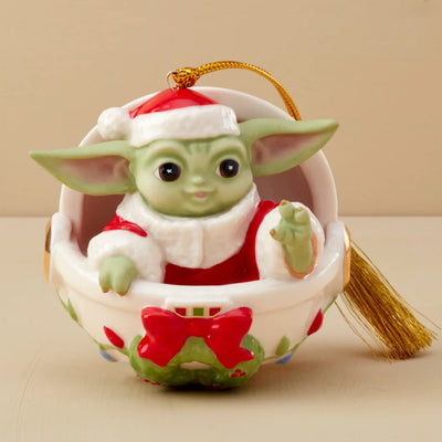 Lenox Star Wars Grogu In Hover Pram (Baby Yoda) Ornament
