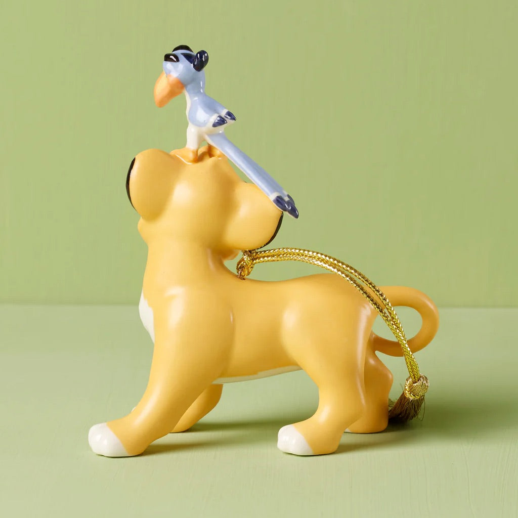Lenox Disney Simba & Zazu Ornament
