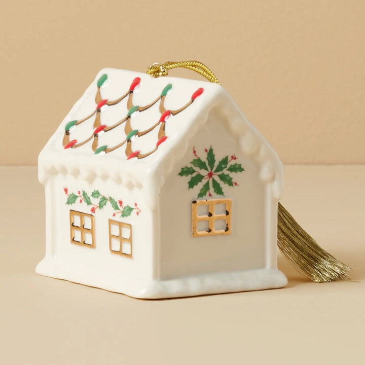 Lenox Holiday Accent Gingerbread House Ornament