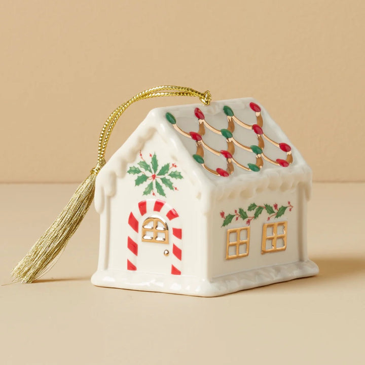 Lenox Holiday Accent Gingerbread House Ornament