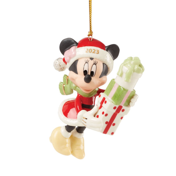 Lenox 2023 Disney Minnie's Holiday Gifts Ornament