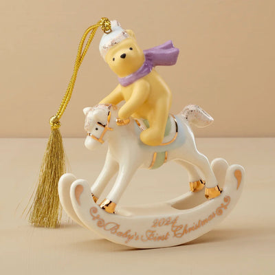 Lenox 2024 Winnie The Pooh Baby's 1st Christmas Ornament