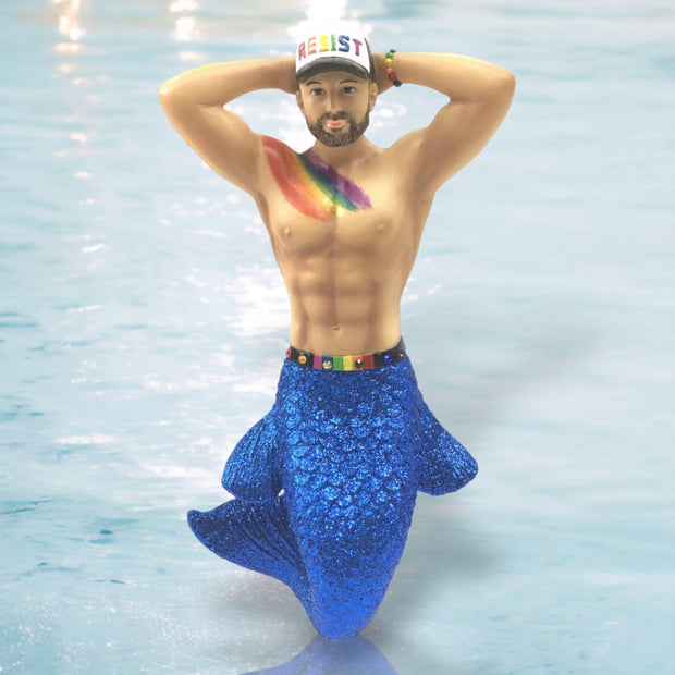 December Diamonds Merman Ornament - Resist