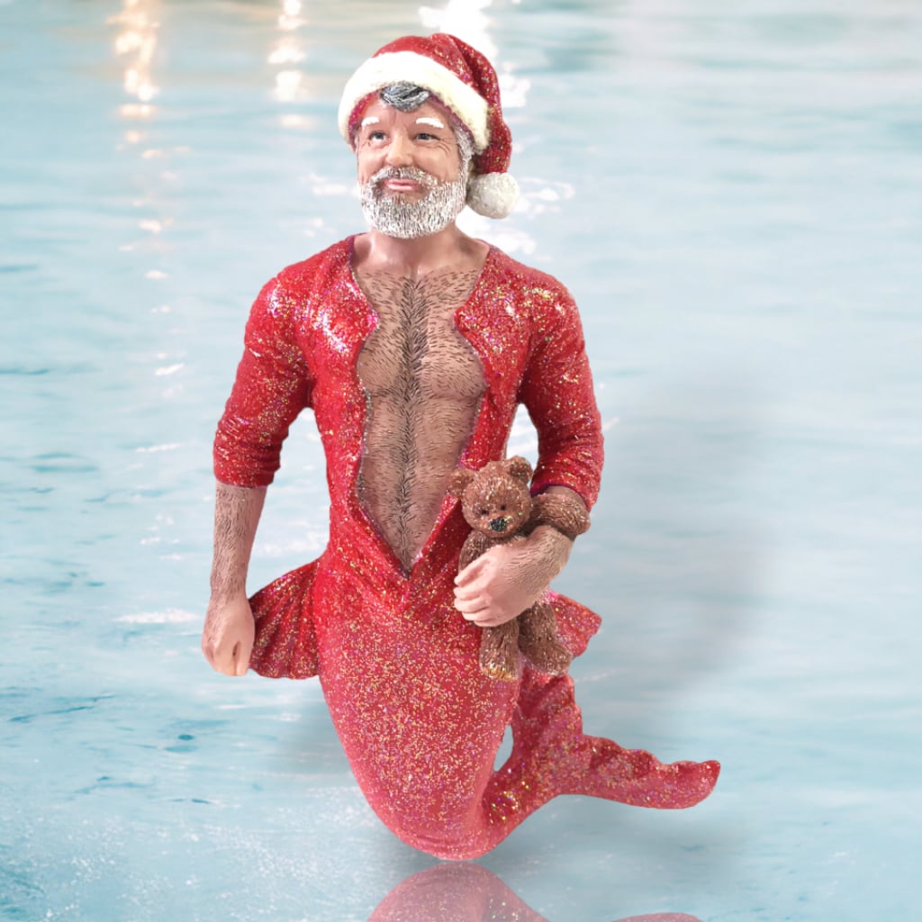 December Diamonds Merman Ornament - Bedtime Santa