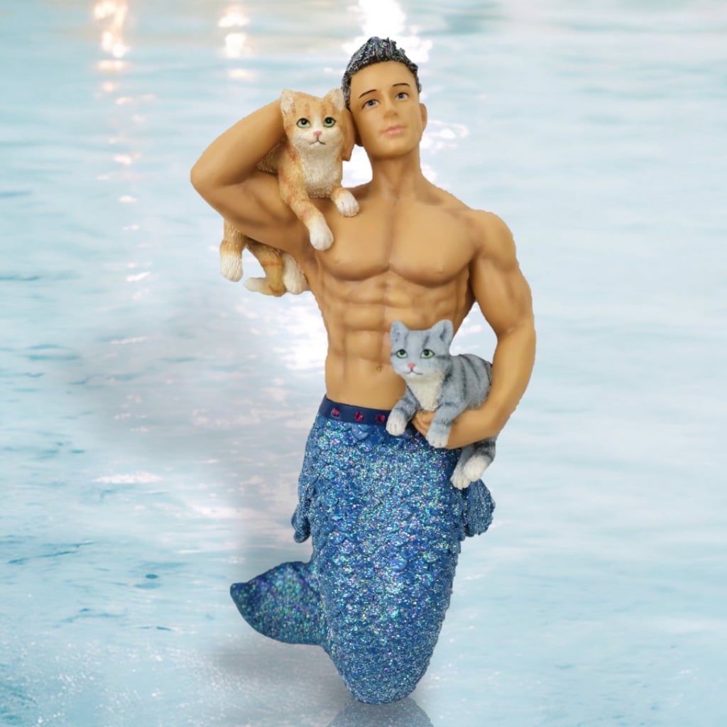 Pet the Puss Merman Ornament