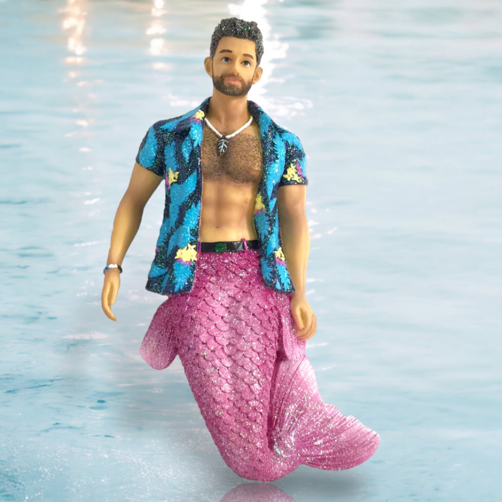 December Diamonds Merman Ornament - Beach Bim Bo