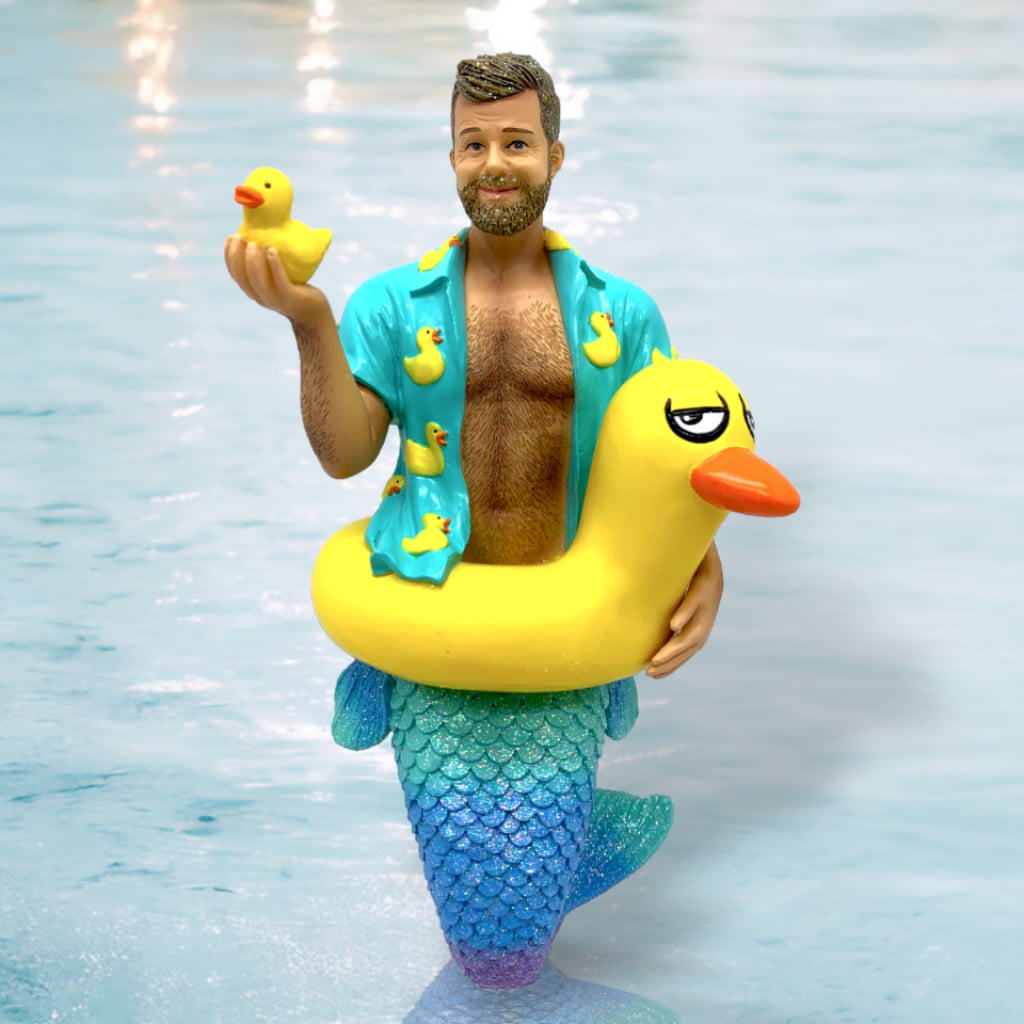 Merman Twitter December Diamonds Merman Ornament - Daddy Duckie – Annual Ornaments