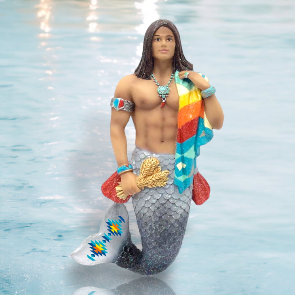 December Diamonds Merman Ornament - Native Son