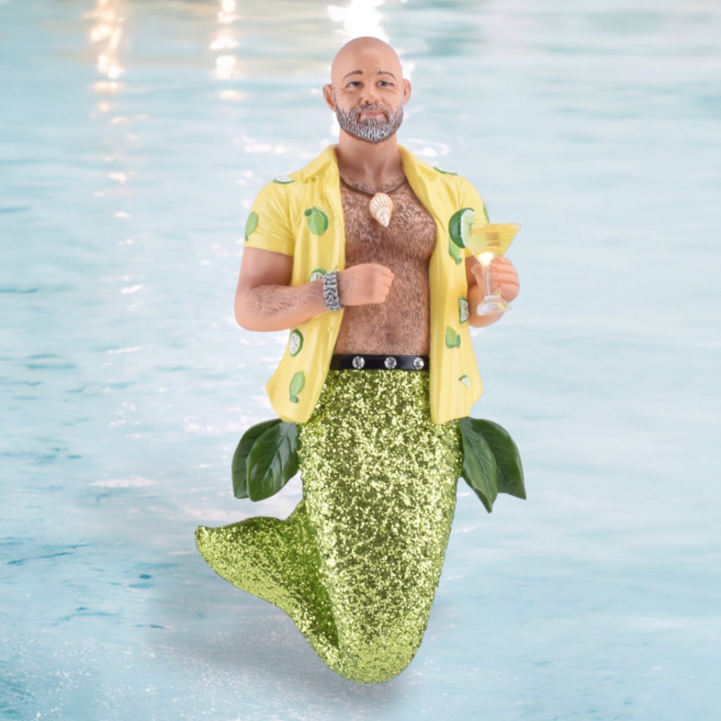 December Diamonds Merman Ornament - Key Lime Daddy