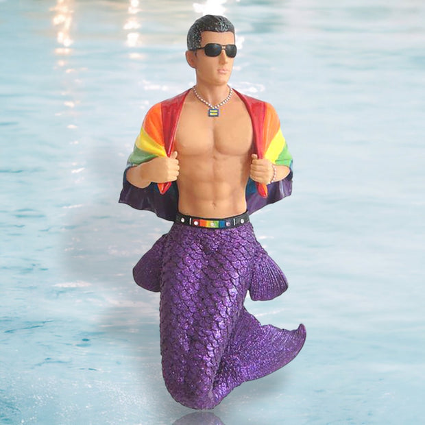 December Diamonds Merman Ornament - Pride