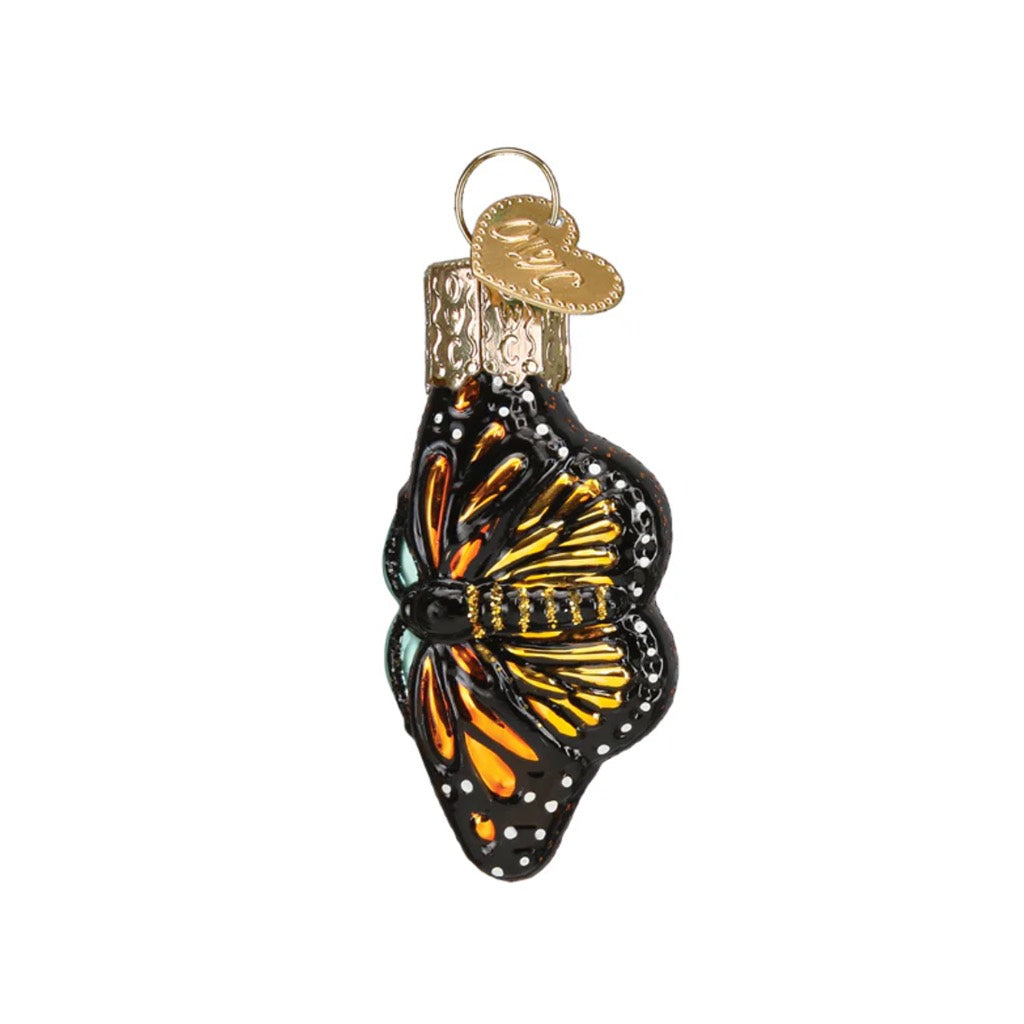 Old World Christmas Mini Monarch Butterfly Ornament - Thumbnail 2