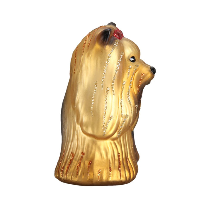 Old World Christmas Yorkie Ornament