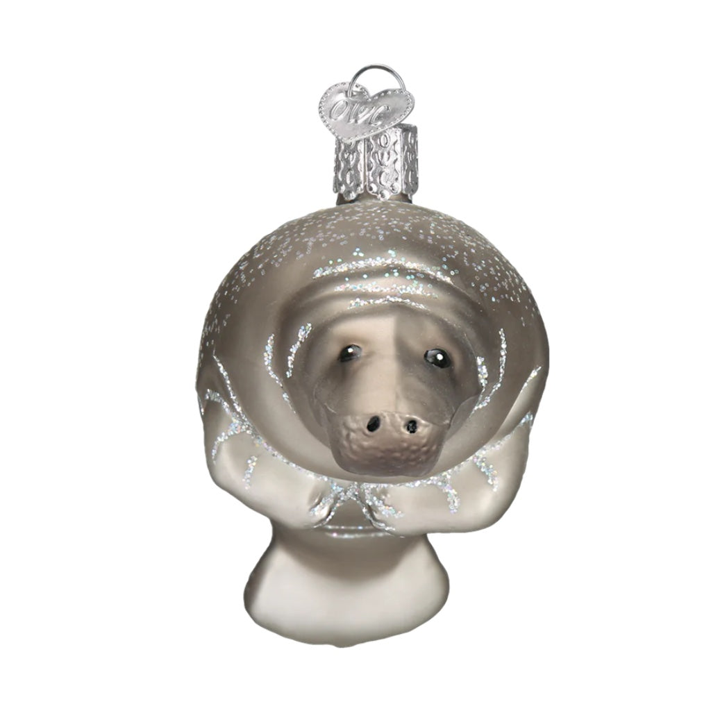 Old World Christmas Manatee Ornament