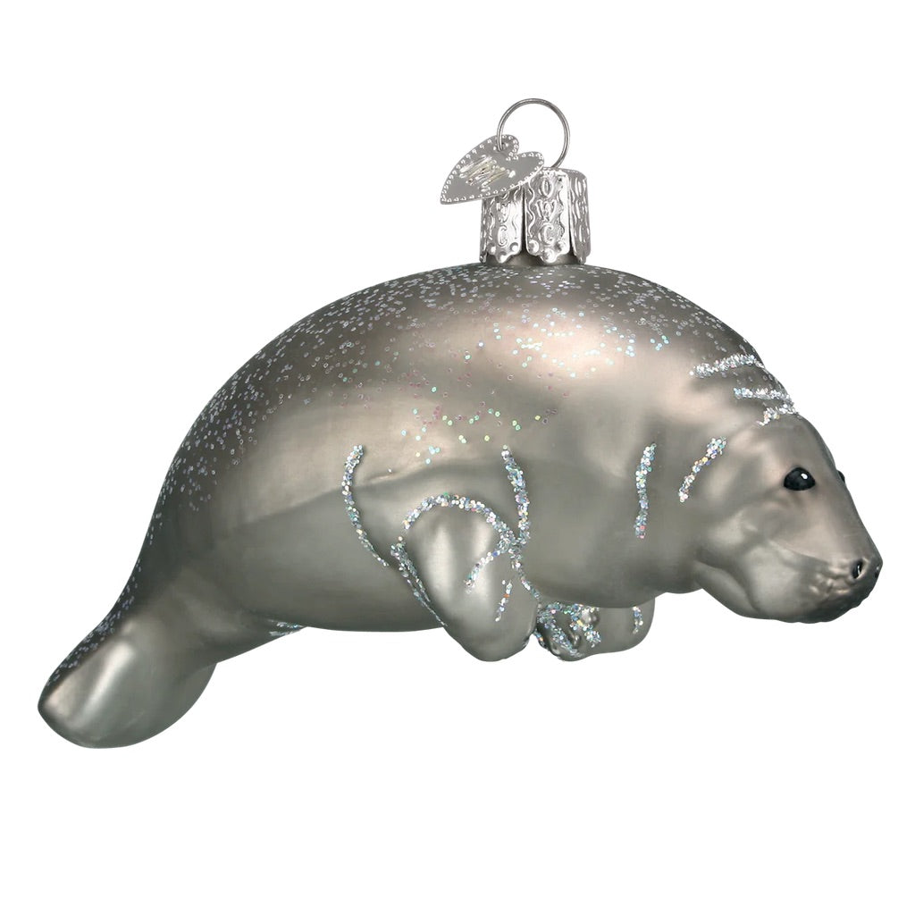 Old World Christmas Manatee Ornament