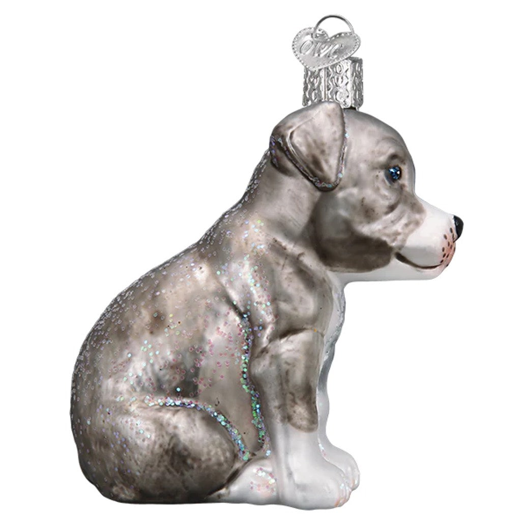 Pitbull Pup Ornament - Thumbnail 2