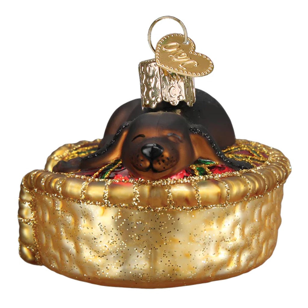 Sleepy Dachshund Ornament - Thumbnail 2