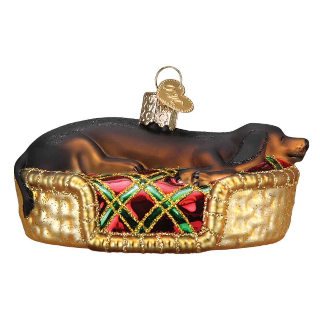 Sleepy Dachshund Ornament - Thumbnail 3