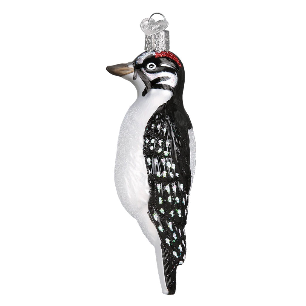 Old World Christmas Hairy Woodpecker Ornament - Thumbnail 2
