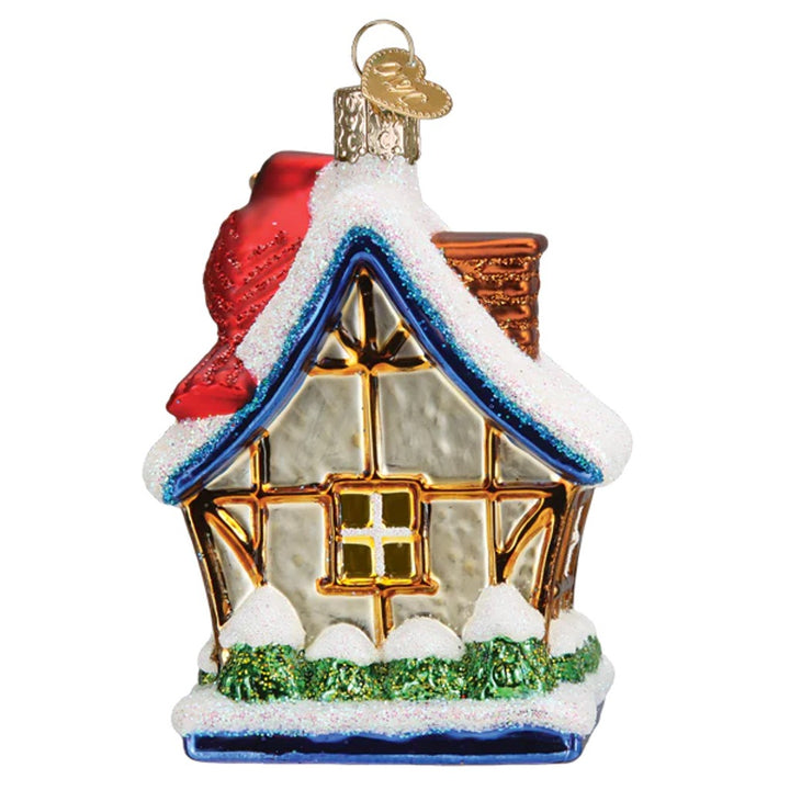 Old World Christmas Cardinal Birdhouse Ornament