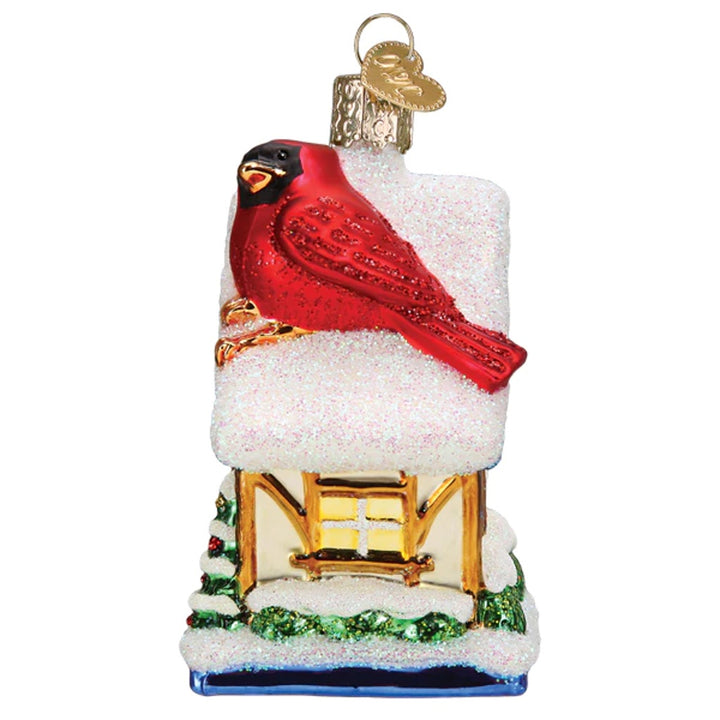 Old World Christmas Cardinal Birdhouse Ornament