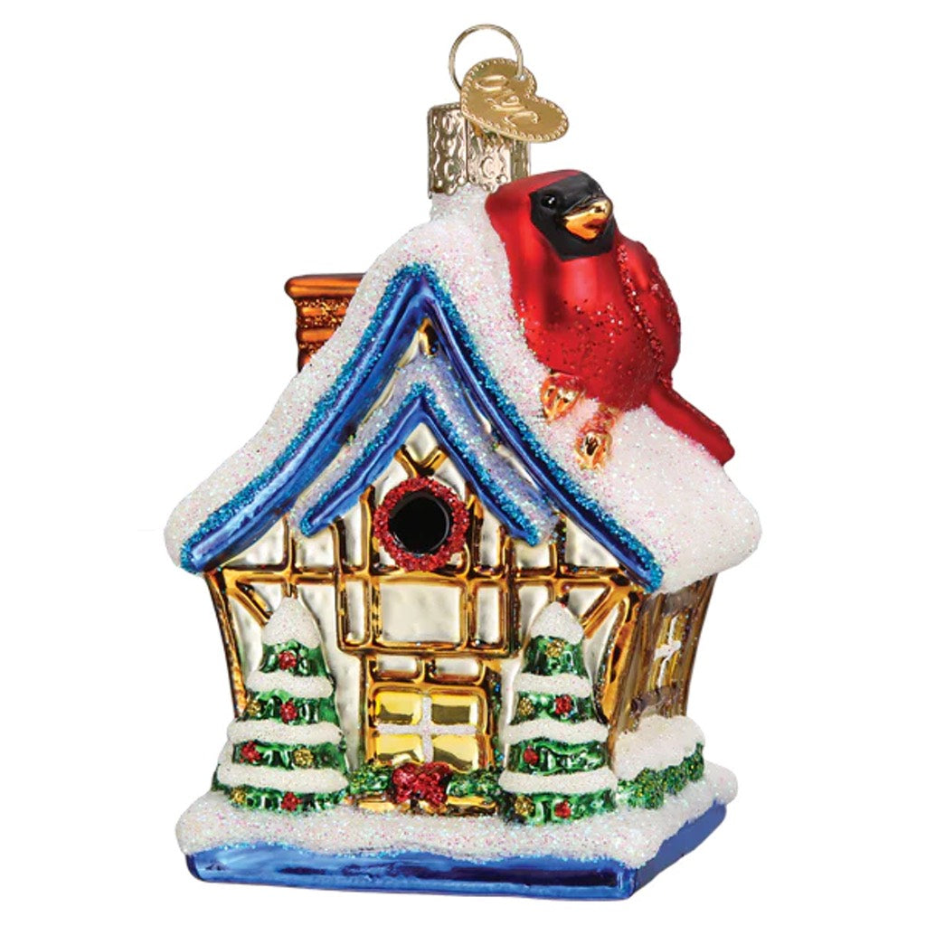 Old World Christmas Cardinal Birdhouse Ornament