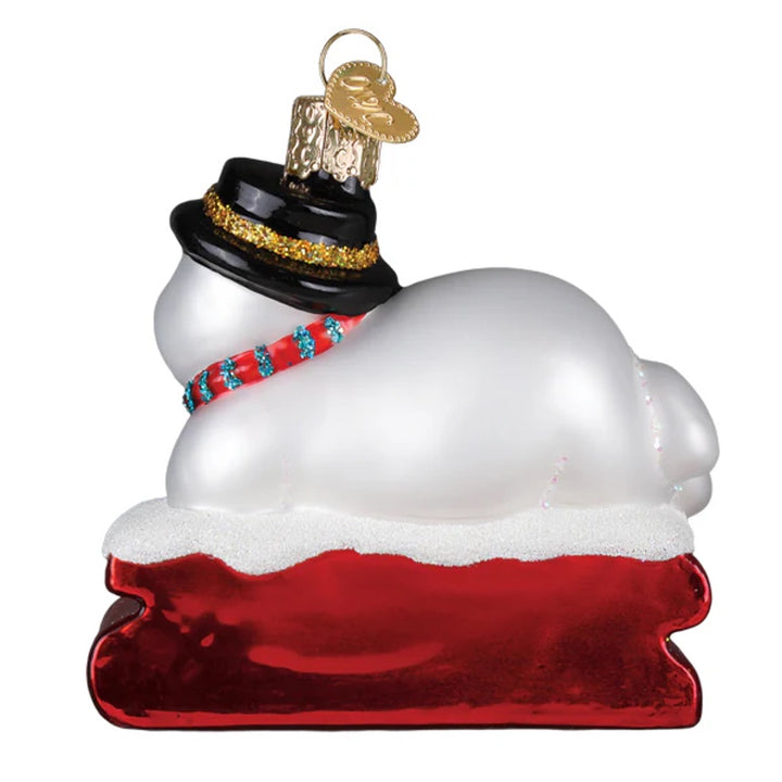 Old World Christmas 2025 Snowman Dated Ornament