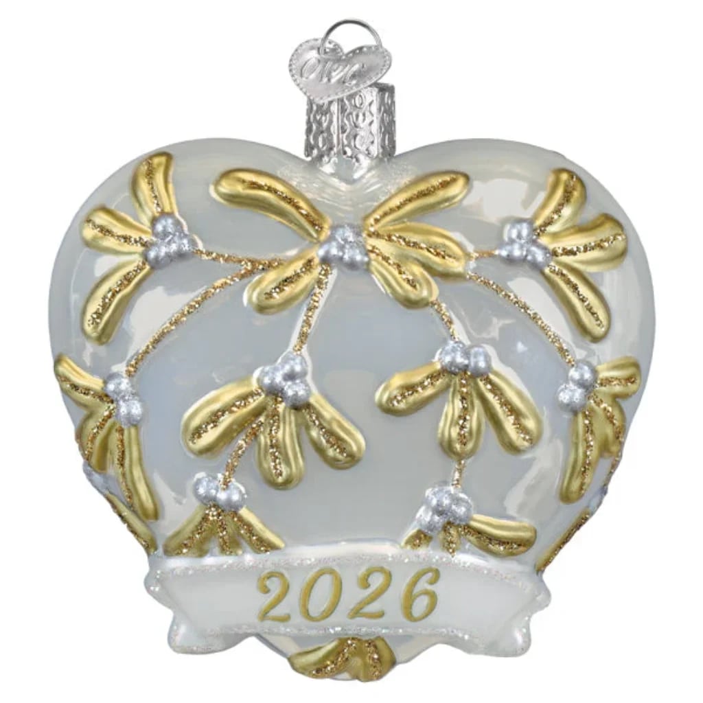 Old World Christmas 2026 Dated Heart Ornament