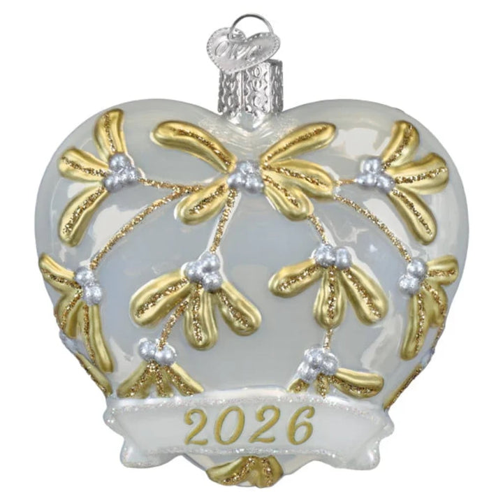 Old World Christmas 2026 Dated Heart Ornament