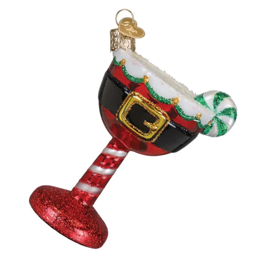 Old World Christmas Santa Cocktail Ornament