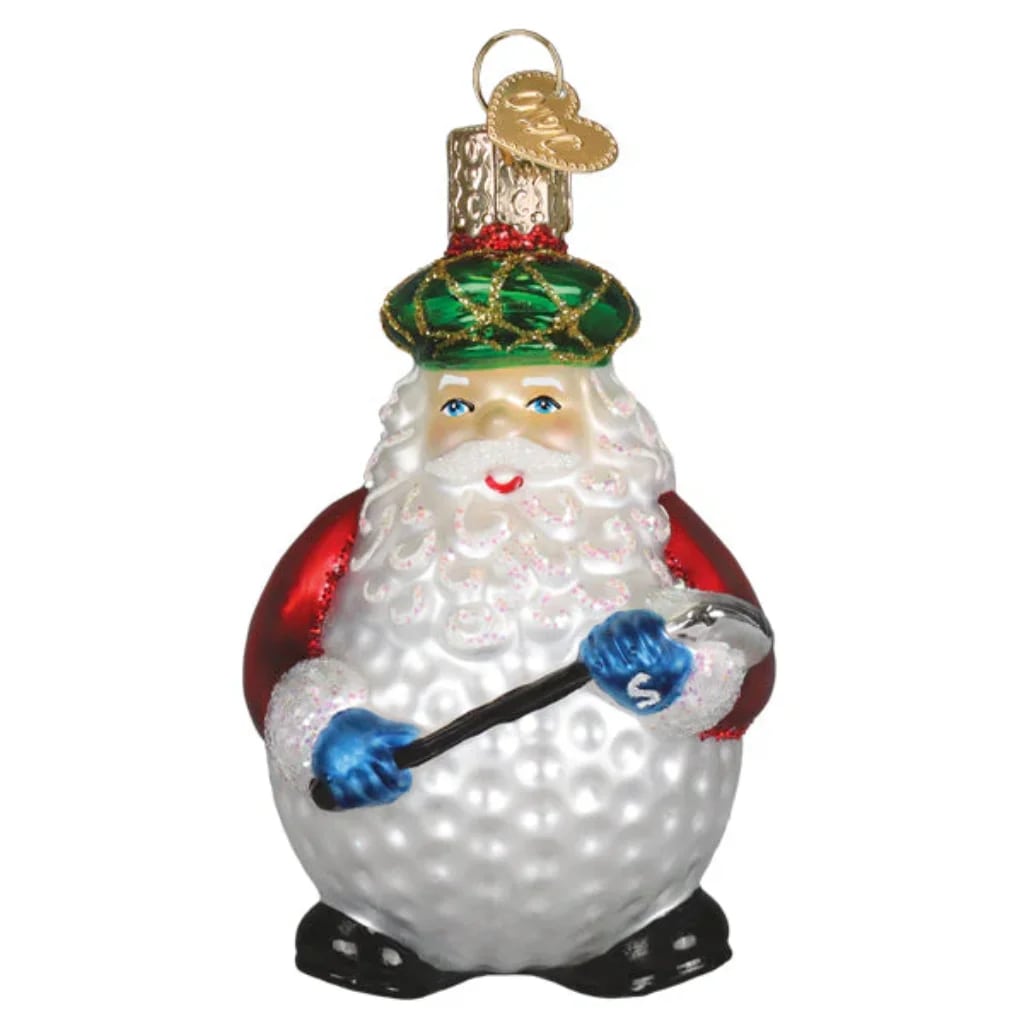 Old World Christmas Ho Ho Hole-in-One Ornament